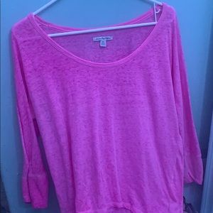 American Eagle Pink longsleeve blouse